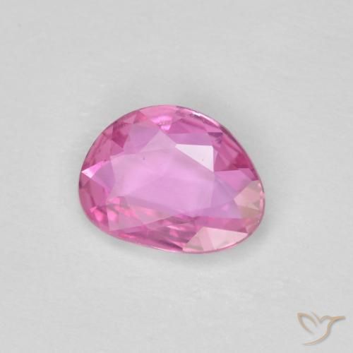 0.61 ct Pink Sapphire Stone, Natural Sapphire in Fancy Cut Shape for Sale