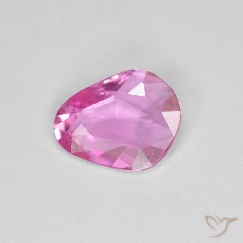 0.91 ct Pink Sapphire Stone, Natural Sapphire in Fancy Cut Shape for Sale