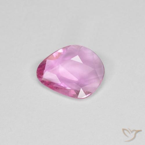 0.62 ct Pink Sapphire Stone, Natural Sapphire in Fancy Cut Shape for Sale