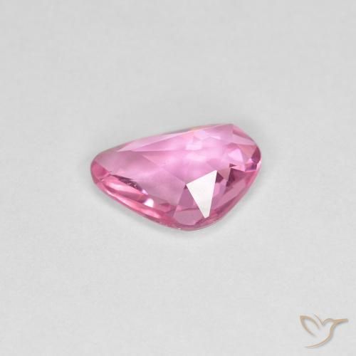 Sapphire Gemstone in 7.3 x 5 mm Size for Sale, Sapphire Stone in Royal Purple Pink Color