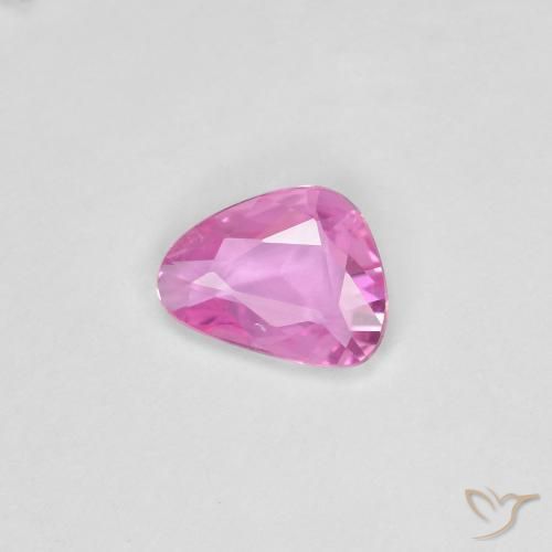 0.60 ct Pink Sapphire Stone, Natural Sapphire in Fancy Cut Shape for Sale