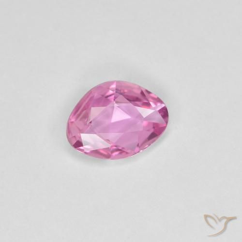 0.58 ct Pink Sapphire Stone, Natural Sapphire in Fancy Cut Shape for Sale