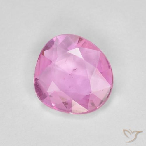 0.77 ct Pink Sapphire Stone, Natural Sapphire in Fancy Cut Shape for Sale