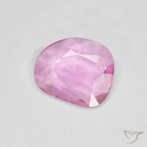 0.74 ct Pink Sapphire Stone, Natural Sapphire in Fancy Cut Shape for Sale