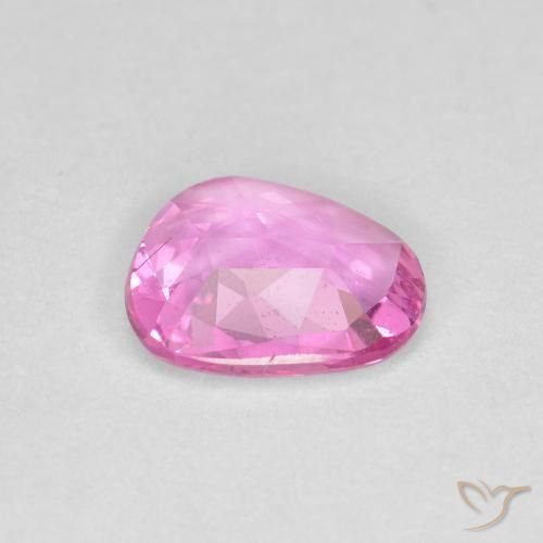Sapphire Gemstone in 6.1 x 5.2 mm Size for Sale, Sapphire Stone in Medium Pink Color