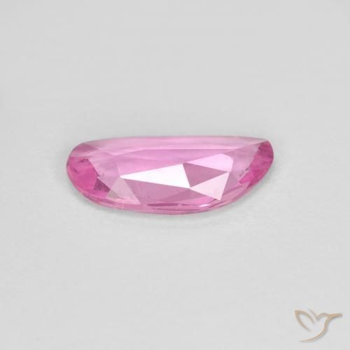 Sapphire Gemstone in 9.3 x 4.6 mm Size for Sale, Sapphire Stone in Royal Purple Pink Color