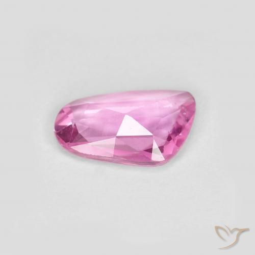 Sapphire Gemstone in 7 x 5 mm (calibrated) Size for Sale, Sapphire Stone in Intense Pink Color