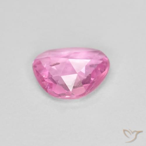Sapphire Gemstone in 6 x 5.2 mm Size for Sale, Sapphire Stone in Medium Pink Color
