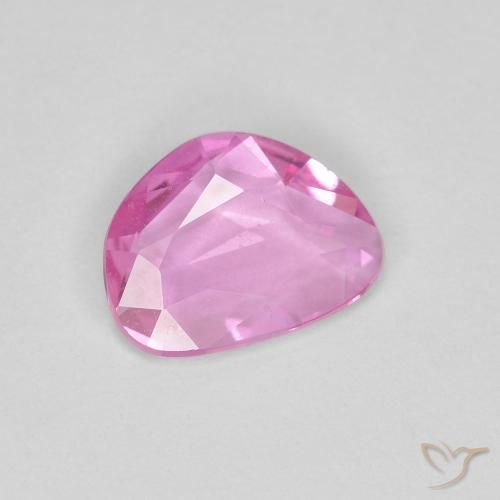 0.63 ct Pink Sapphire Stone, Natural Sapphire in Fancy Cut Shape for Sale
