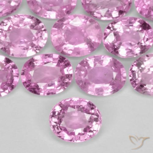 0.39ct Natural Light Royal Purple Pink Sapphire, Oval, VS