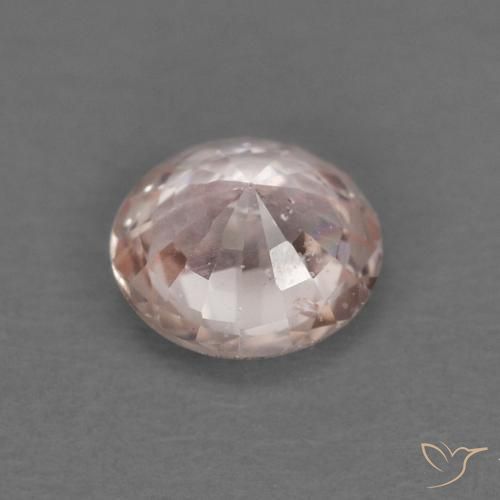 Sapphire Gemstone in 4.5 mm (calibrated) Size for Sale, Sapphire Stone in Light Orange Color