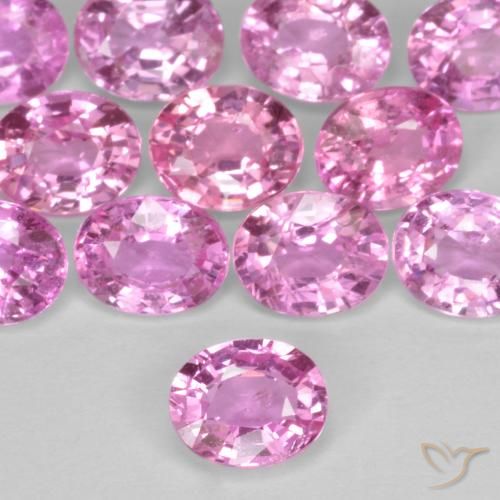 0.40ct Natural Deep Pink Sapphire, Oval, VS