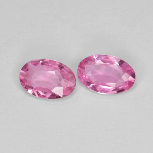 Medium Pink Sapphire Gem - 0.4ct Oval Facet (ID: 615321)