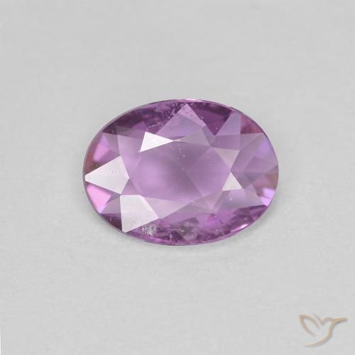 0.65ct Natural Lilac Purple Sapphire, Oval, VS