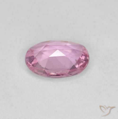 Sapphire Gemstone in 7 x 5 mm (calibrated) Size for Sale, Sapphire Stone in Very Light Pink Color