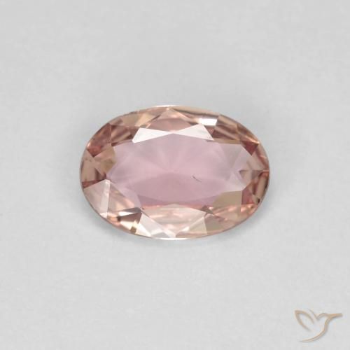 0.60ct Natural Light Pink Sapphire, Oval, VS
