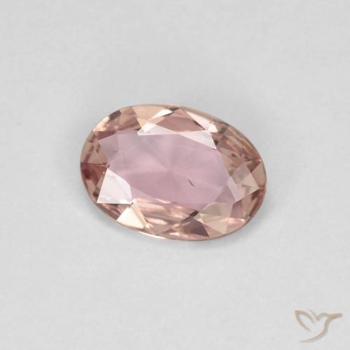 0.60 ct Pink Sapphire Stone, Natural Sapphire in Oval Facet Shape for Sale