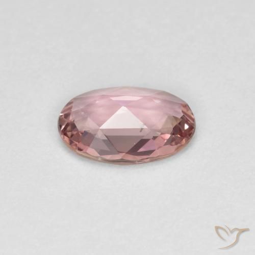 Sapphire Gemstone in 6.8 x 4.8 mm Size for Sale, Sapphire Stone in Light Pink Color