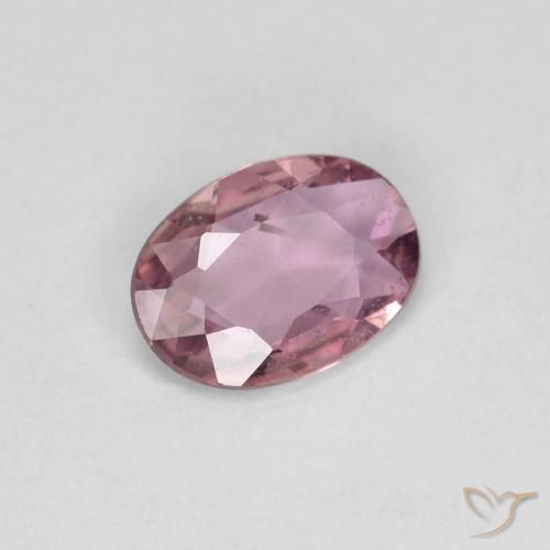 0.65 ct Pink Sapphire Stone, Natural Sapphire in Oval Facet Shape for Sale