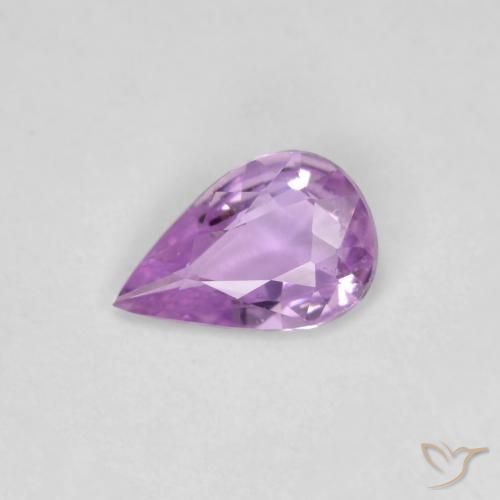 0.50ct Natural Lilac Sapphire, Pear Shape, VS