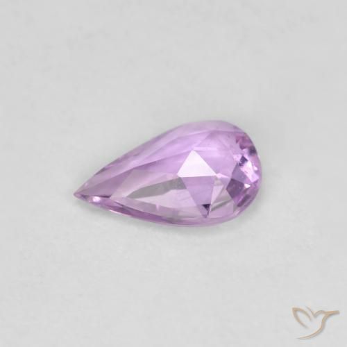 Sapphire Gemstone in 6.8 x 4.5 mm Size for Sale, Sapphire Stone in Lilac Color