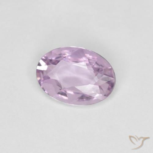 0.58 ct Purple Sapphire Stone, Natural Sapphire in Oval Facet Shape for Sale