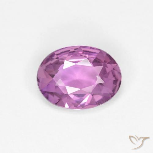 0.71ct Natural Medium-Light Purple Sapphire, Oval, VVS-VS