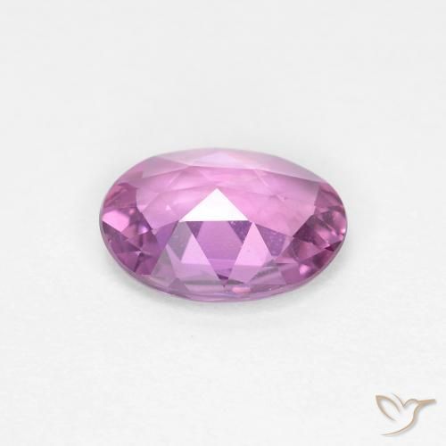 Sapphire Gemstone in 7 x 5 mm (calibrated) Size for Sale, Sapphire Stone in Medium-Light Purple Color
