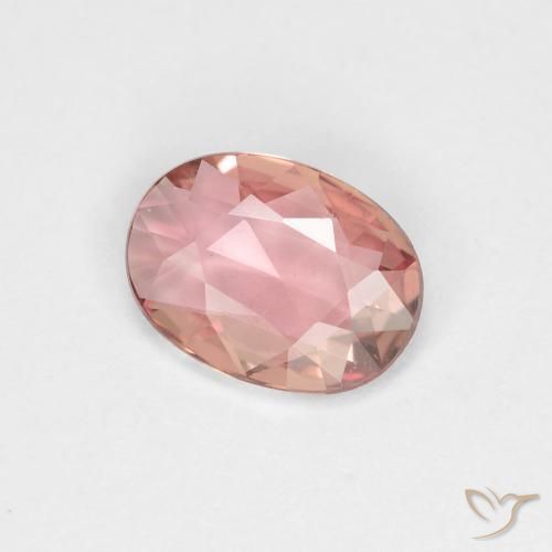 0.61 ct Pink Sapphire Stone, Natural Sapphire in Oval Facet Shape for Sale
