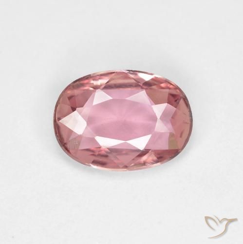 0.83ct Natural Light Hot Pink Sapphire, Oval, VVS-VS