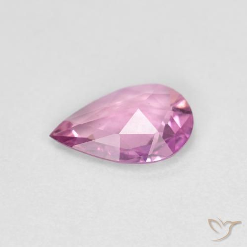 Sapphire Gemstone in 6.6 x 4.5 mm Size for Sale, Sapphire Stone in Intense Purple Color