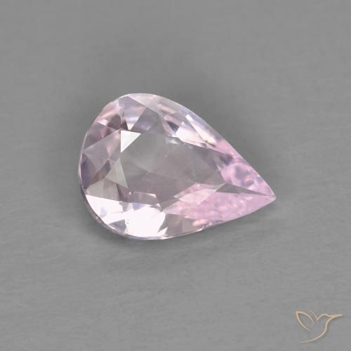 0.51 ct Pink Sapphire Stone, Natural Sapphire in Pear Facet Shape for Sale