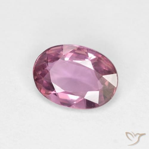 0.86 ct Purple Sapphire Stone, Natural Sapphire in Oval Facet Shape for Sale