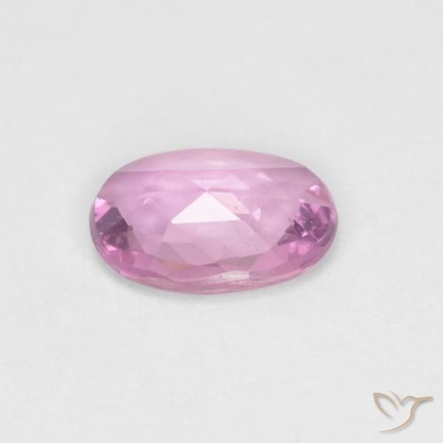 Sapphire Gemstone in 7 x 5 mm (calibrated) Size for Sale, Sapphire Stone in Purple-Pink Color