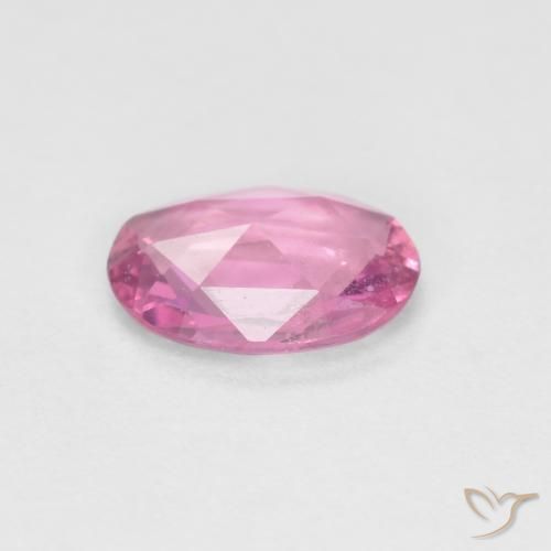 Sapphire Gemstone in 7 x 5 mm (calibrated) Size for Sale, Sapphire Stone in Intense Pink Color