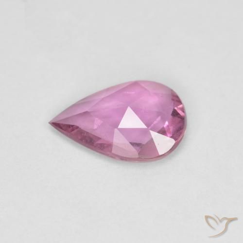 Sapphire Gemstone in 7 x 5 mm (calibrated) Size for Sale, Sapphire Stone in Medium Pink Color