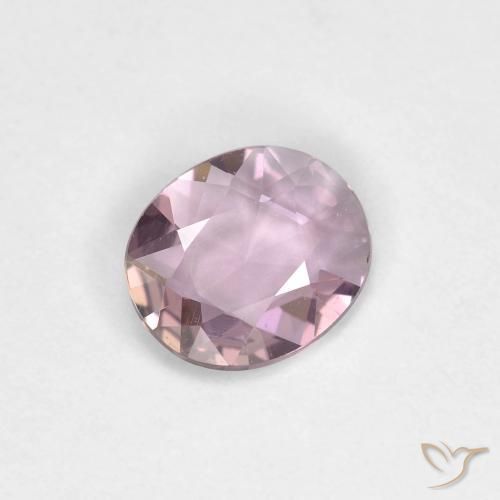 0.46 ct Purple Sapphire Stone, Natural Sapphire in Oval Facet Shape for Sale