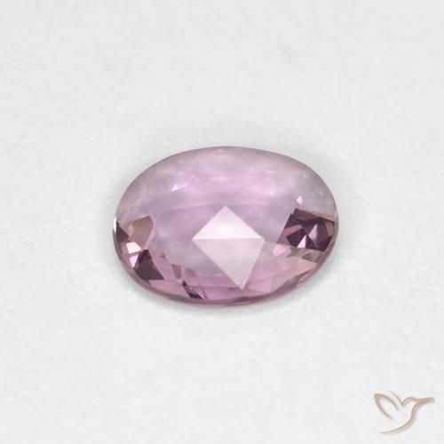 Sapphire Gemstone in 5.9 x 4.9 mm Size for Sale, Sapphire Stone in Pinkish Purple Color