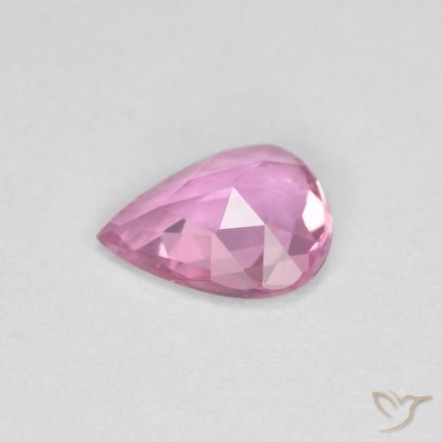 Sapphire Gemstone in 5.9 x 4.7 mm Size for Sale, Sapphire Stone in Royal Purple Pink Color
