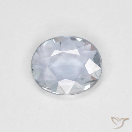 0.56 ct Blue Sapphire Stone, Natural Sapphire in Oval Facet Shape for Sale