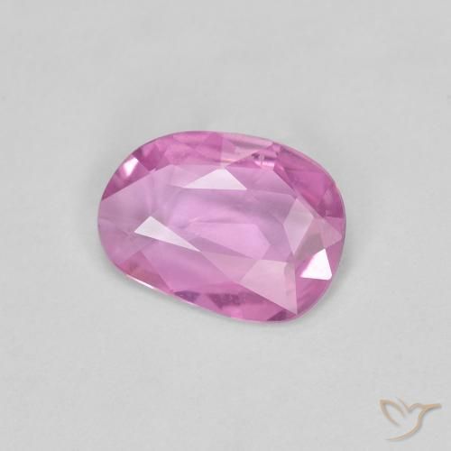 0.66 ct Purple Sapphire Stone, Natural Sapphire in Fancy Cut Shape for Sale