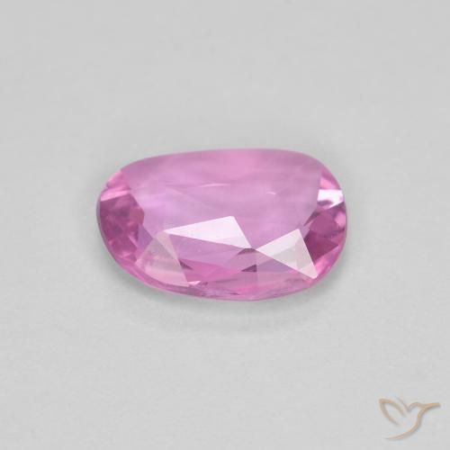 Sapphire Gemstone in 7 x 5 mm (calibrated) Size for Sale, Sapphire Stone in Intense Purple Color