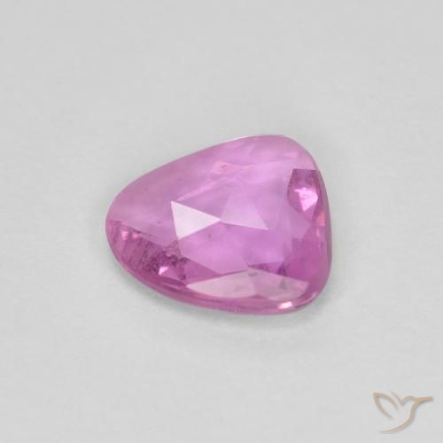 Sapphire Gemstone in 6.5 x 6.2 mm Size for Sale, Sapphire Stone in Pinkish Purple Color