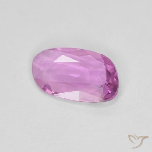 0.58 ct Purple Sapphire Stone, Natural Sapphire in Fancy Cut Shape for Sale