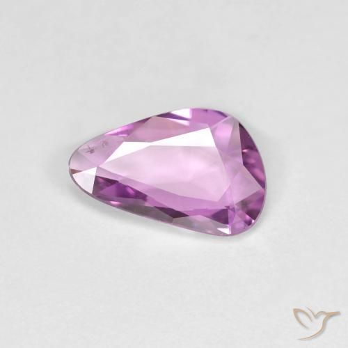 0.72 ct Purple Sapphire Stone, Natural Sapphire in Fancy Cut Shape for Sale