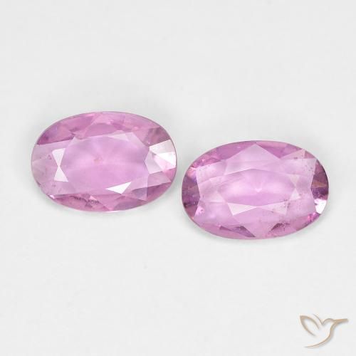 0.74 ct Pink Sapphire, 6 x 4 mm Oval Cut From Tanzania, Photo A