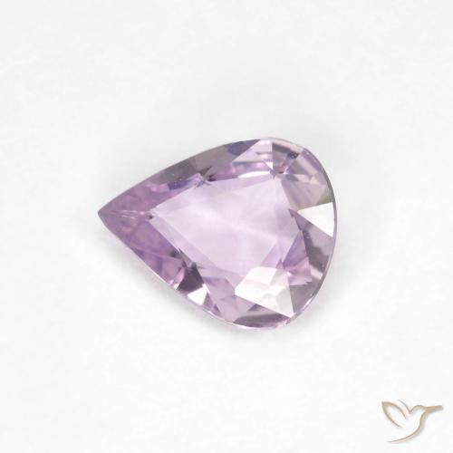 0.45ct Natural Very Light Pinkish Violet Sapphire, Pear Shape, VVS