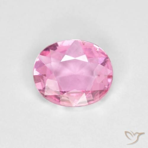 0.57ct Natural Pink Sapphire, Oval, VVS-VS