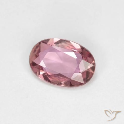 0.49 ct Pink Sapphire Stone, Natural Sapphire in Oval Facet Shape for Sale