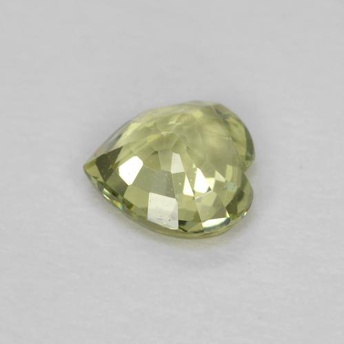 Sapphire Gemstone in 4.5 x 4.5 mm Size for Sale, Sapphire Stone in Olive Green Color